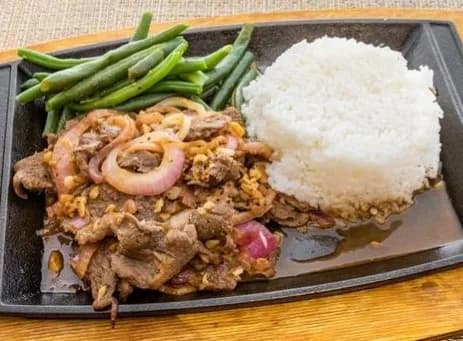 Traditional Bistek dish
